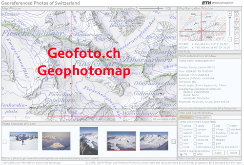 Screenshot Geofoto.ch